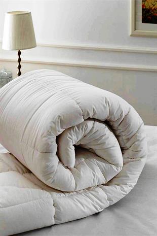 Ranforce Çift Kişilik Yorgan Krem Renk 195x215 cm