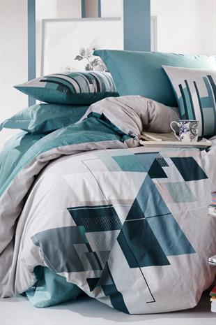 Ranforce Tek Kişilik Nevresim Takımı Nesto Petrol, %100 Pamuk Ranforce 30/1 57 Tel Kumaş.