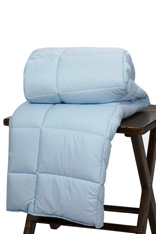 Ranforce Tek Kişilik Yorgan Mavi Renk 155x215 cm