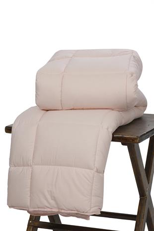 Ranforce Tek Kişilik Yorgan Pembe Renk 155x215 cm