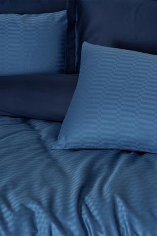 Smart Bambu Saten Çift Kişilik Nevresim Takımı Petrol