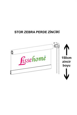 Stor ve Zebra Perde Rediktör+Zincir Krem Renk