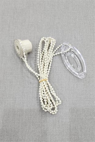 Stor ve Zebra Perde Rediktör+Zincir Krem Renk