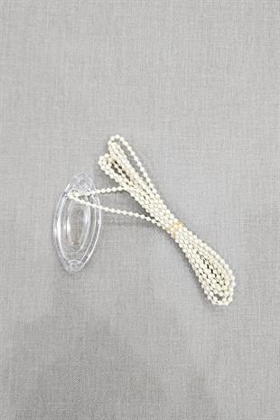 Stor ve Zebra Perde Zincir Krem Renk