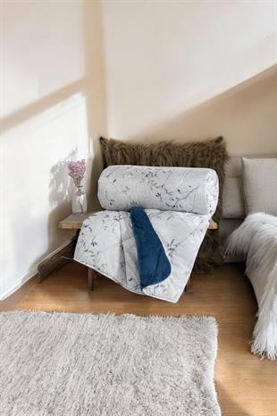Velvet Tek Kişilik Yorgan Nitsa Denim 155x215 cm