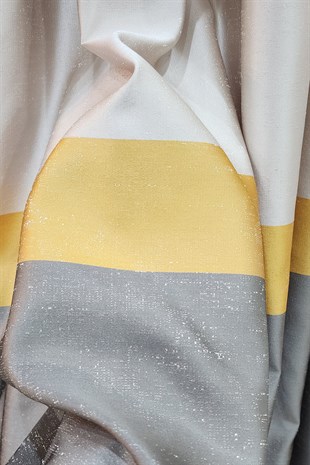 Vita Fon Perde Krem Gold Taş Vizon Renk