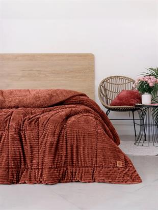 Wave Tek Kişilik Yorgan Tarçın 155x215 Cm