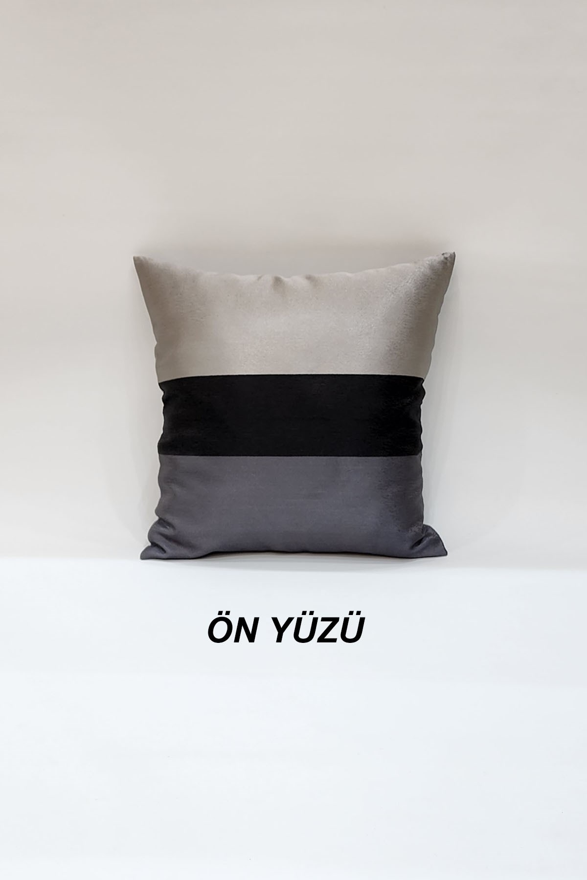 Adde Kırlent KIlıfı Gri Siyah Antrasit