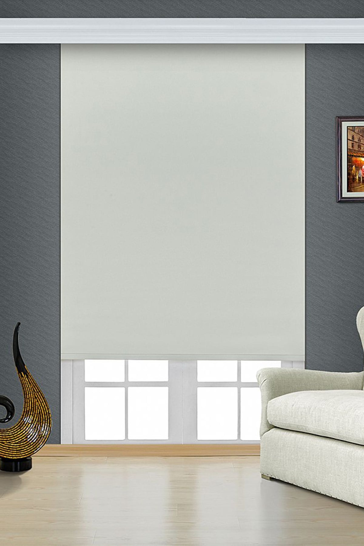 Blackout Stor Perde Ekru