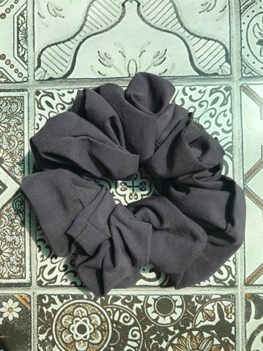Büyük Boy Scrunchie Toka Antrasit