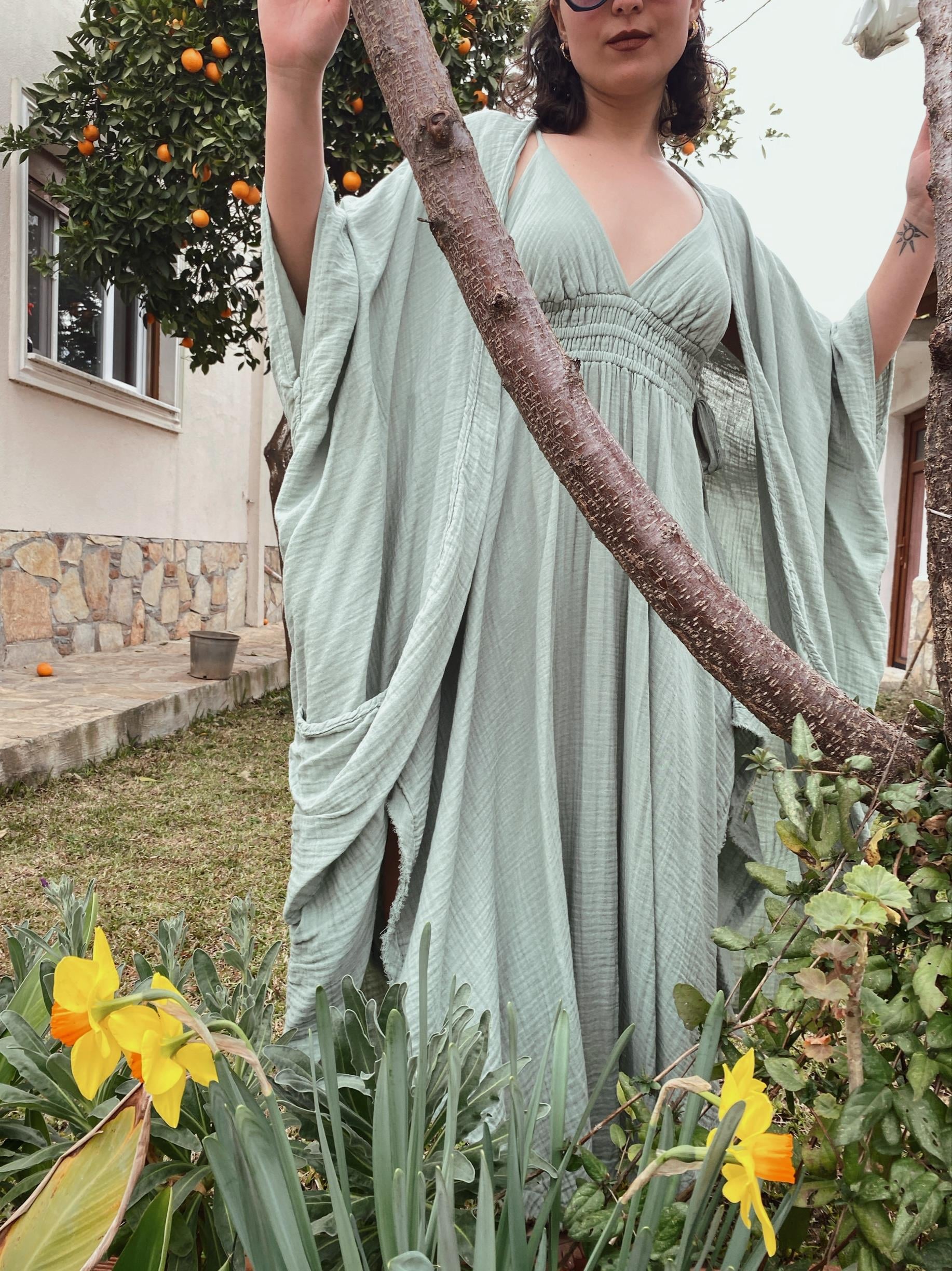 Kamelya Kimono-MİNT GREEN