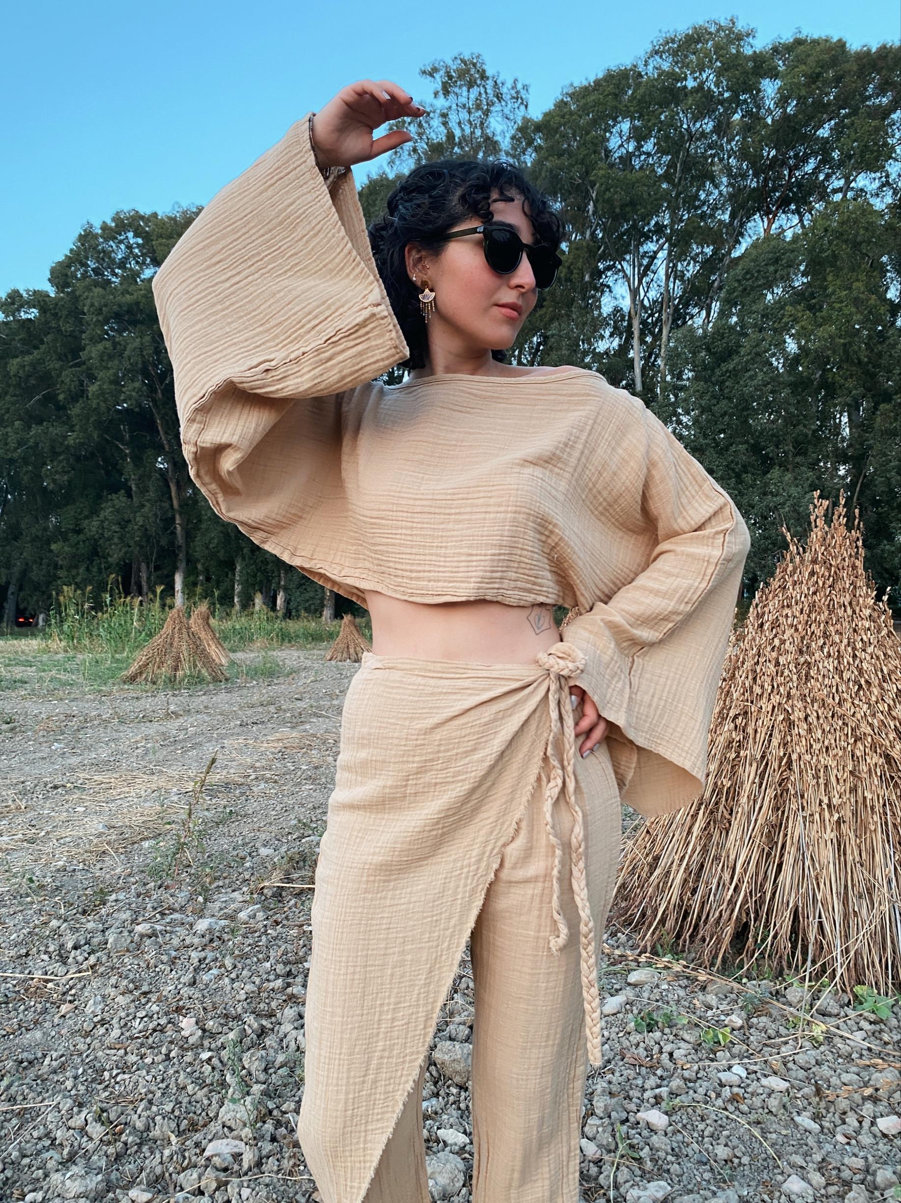 Pendula Crop Bluz-SAND