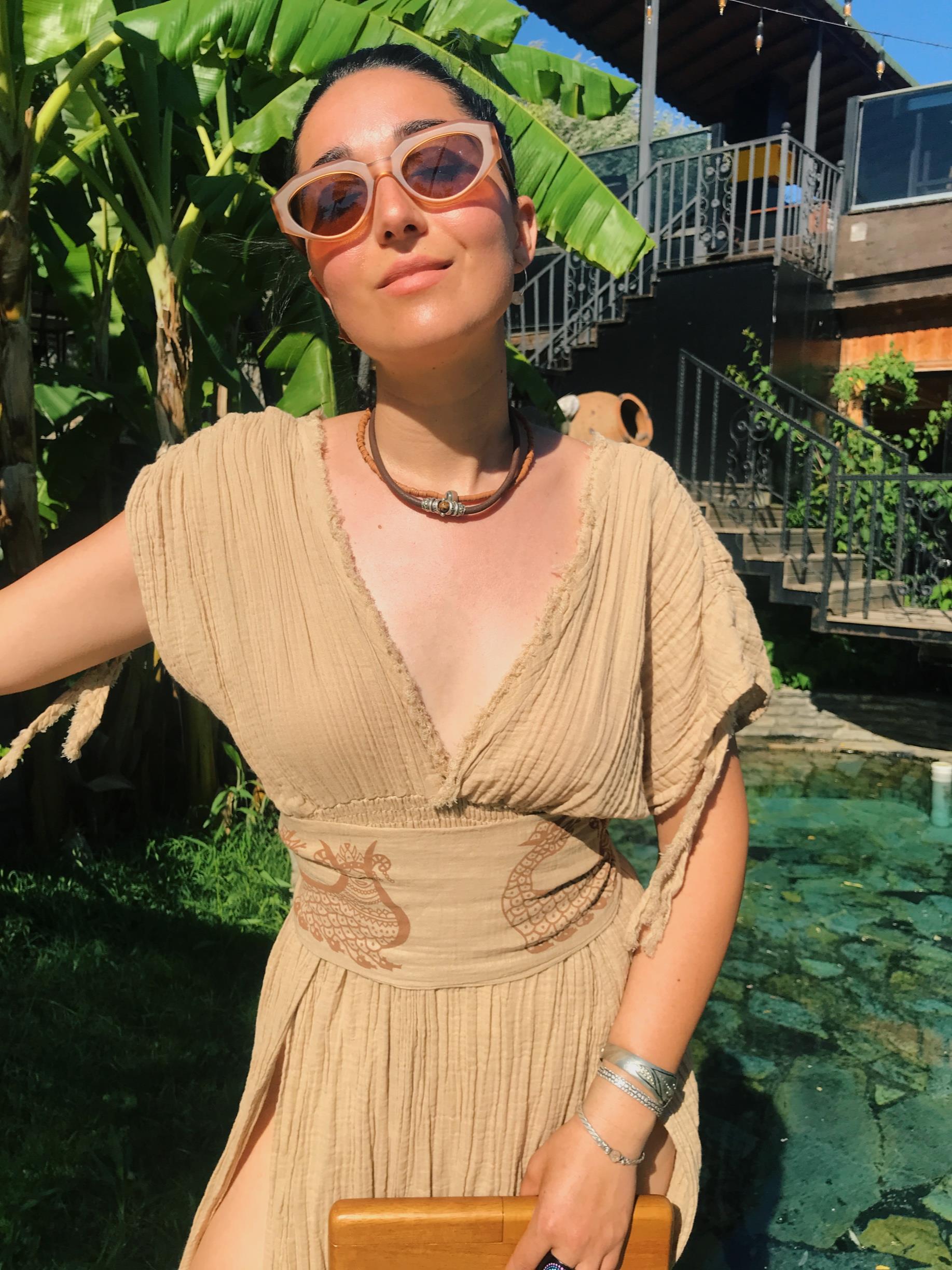 Şahmeran Elbise-SAND