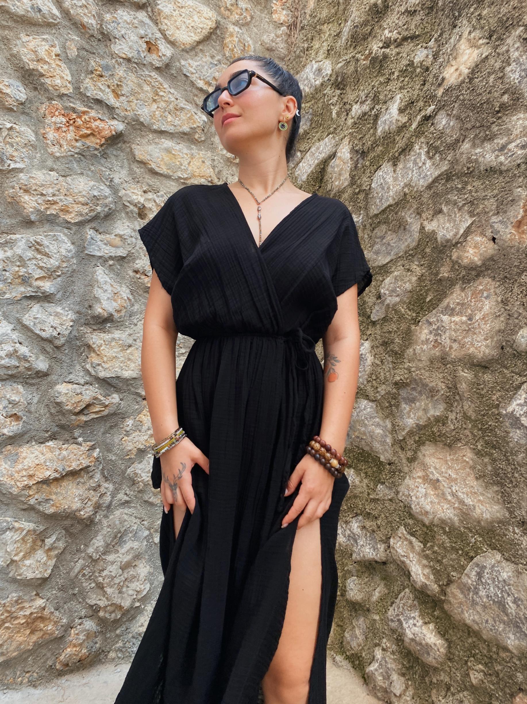 Samyeli Elbise-BLACK