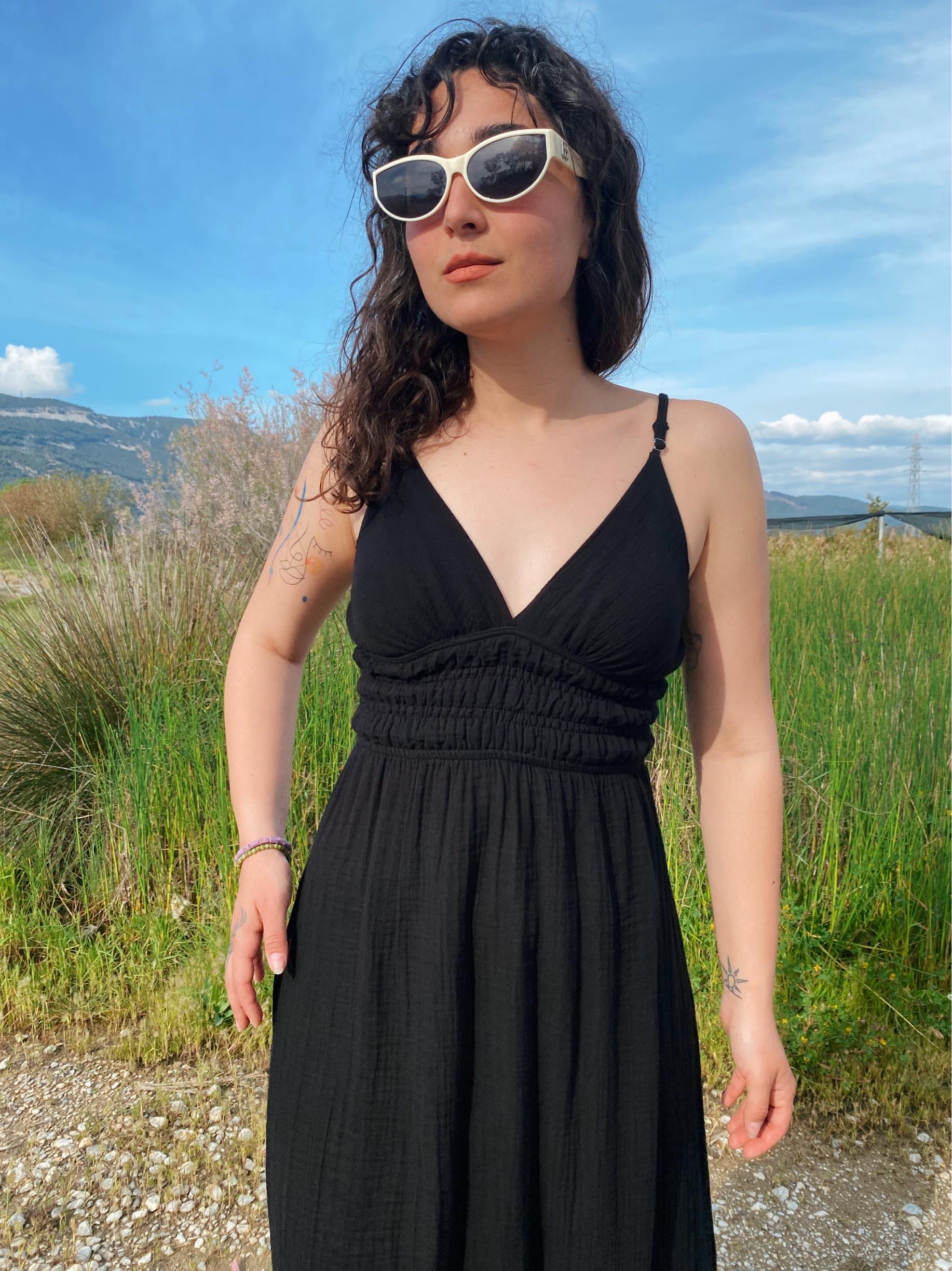 Söğüt Elbise-BLACK