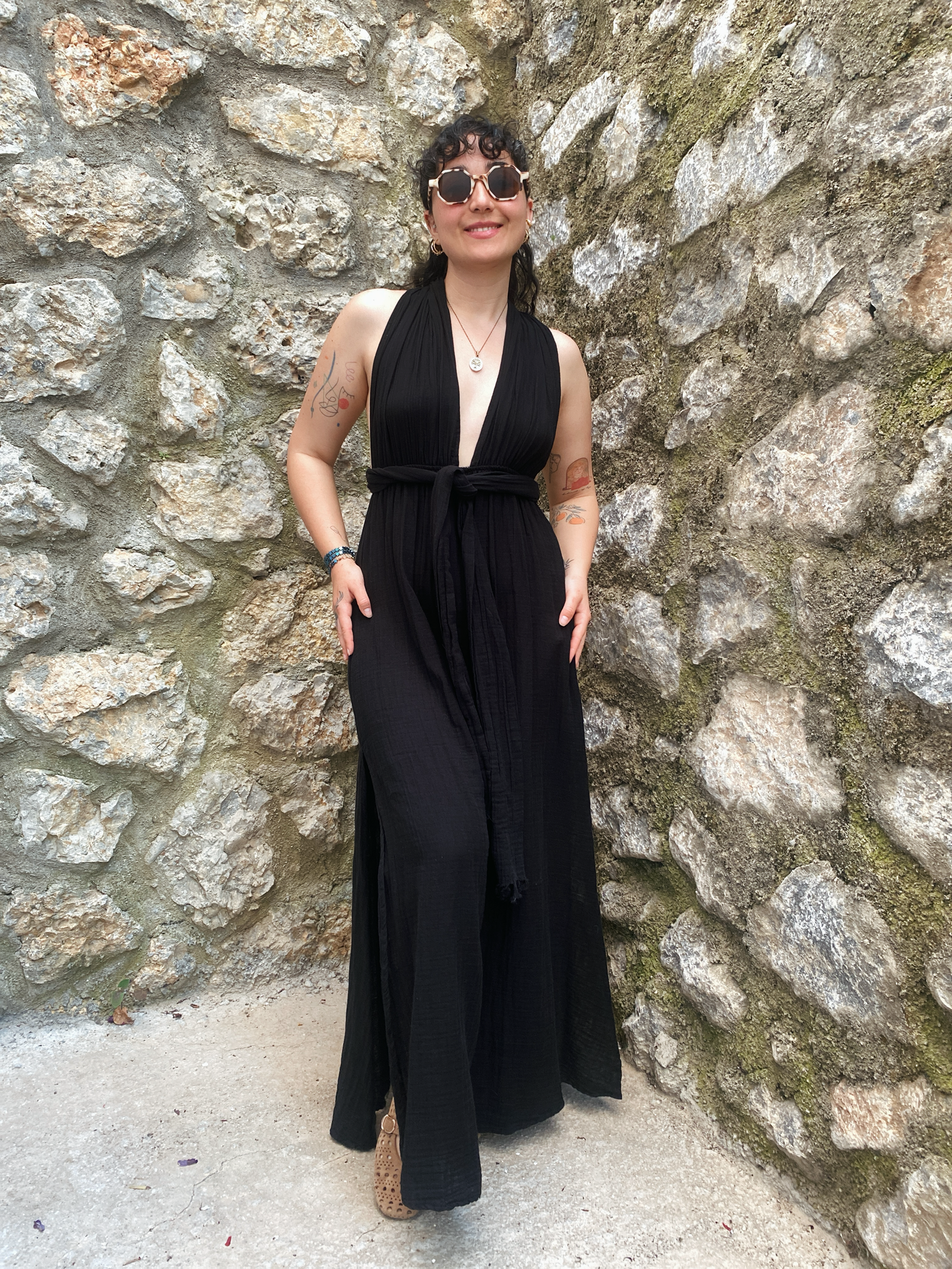 Winding Elbise BLACK