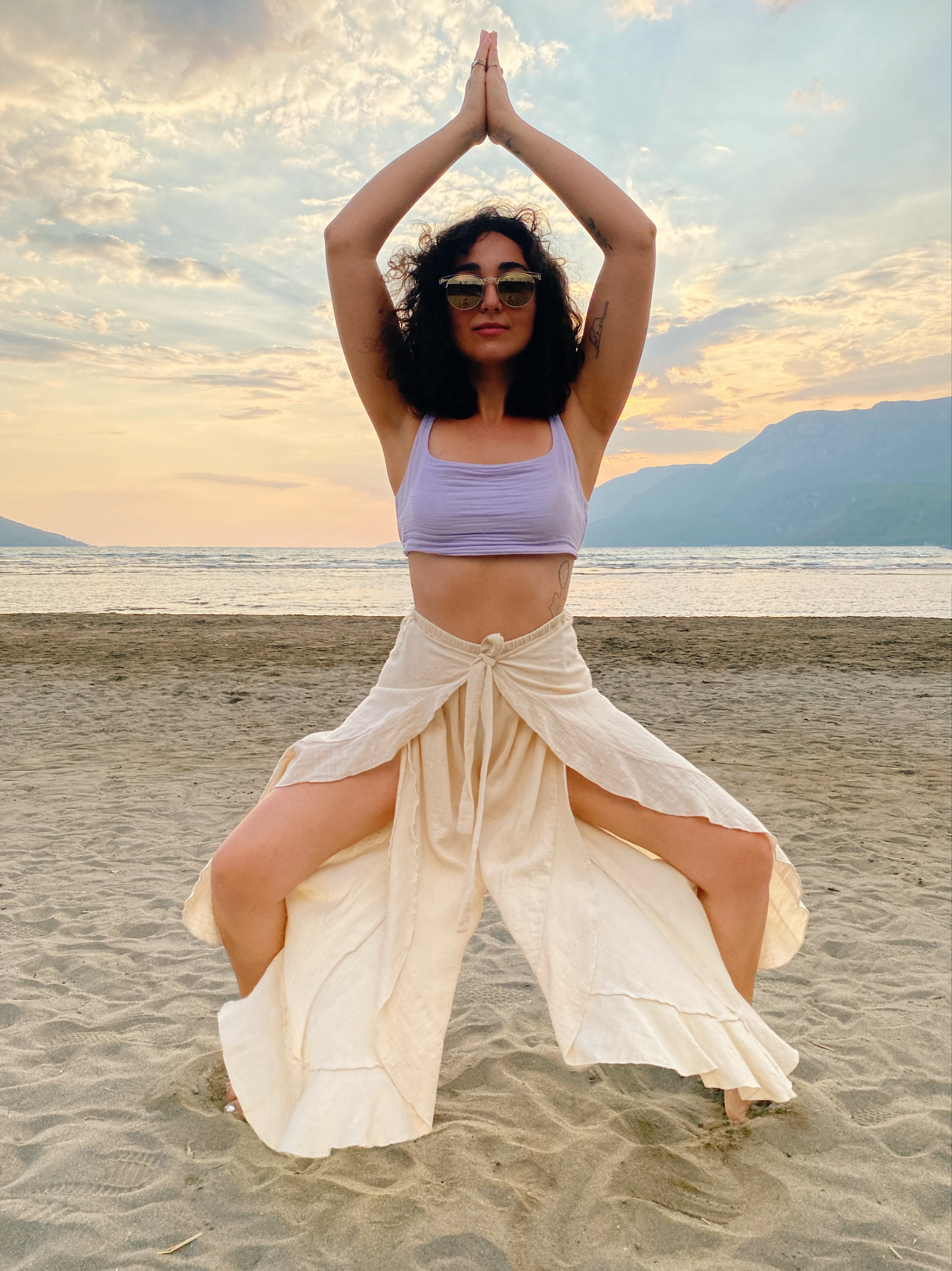 Yoga Pantolonu-BEİGE