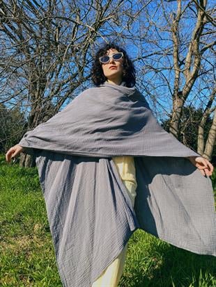 Pelerin Panço-DARK GREY