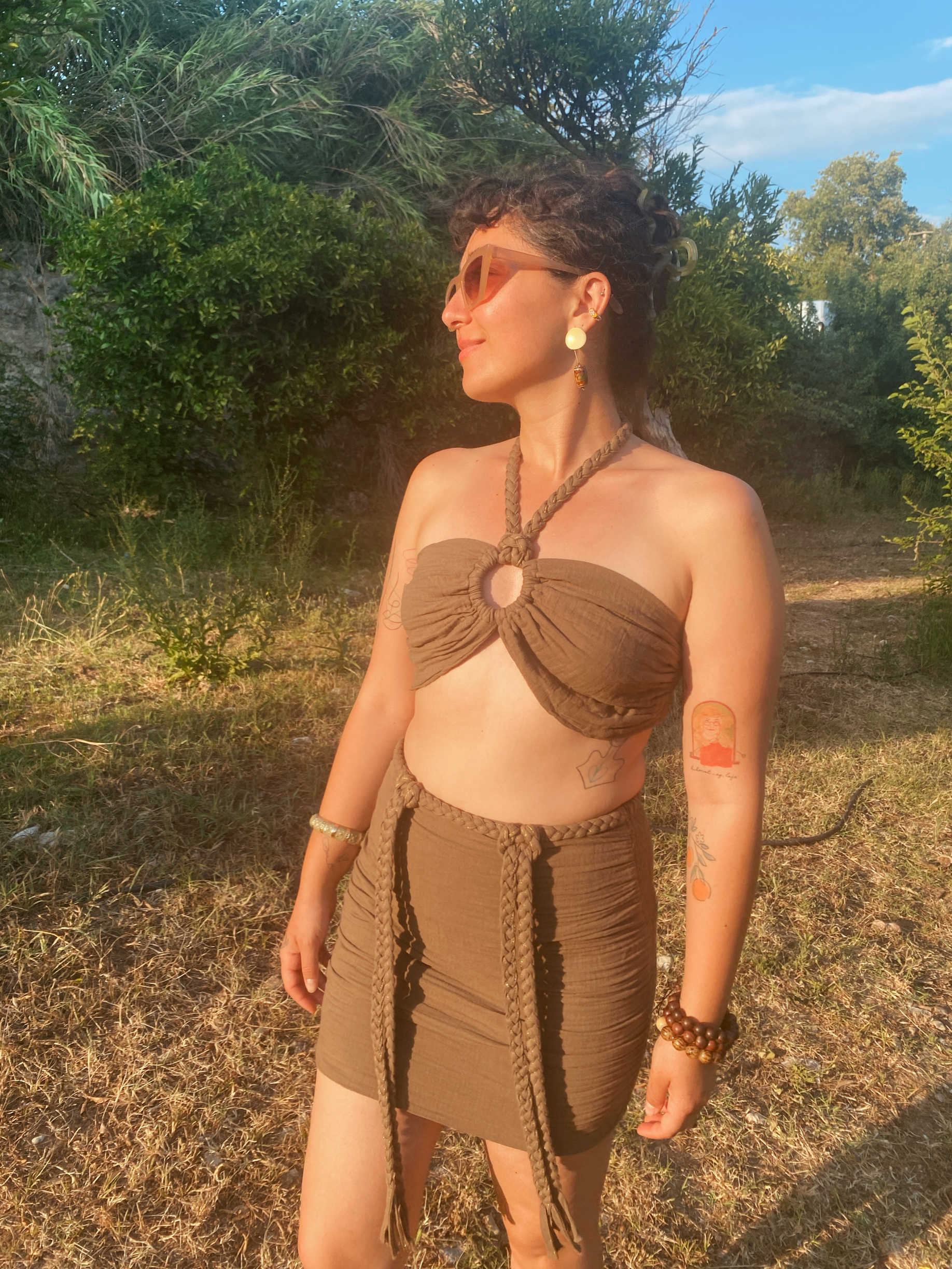 Akaşa Takım NEUTRAL BROWN