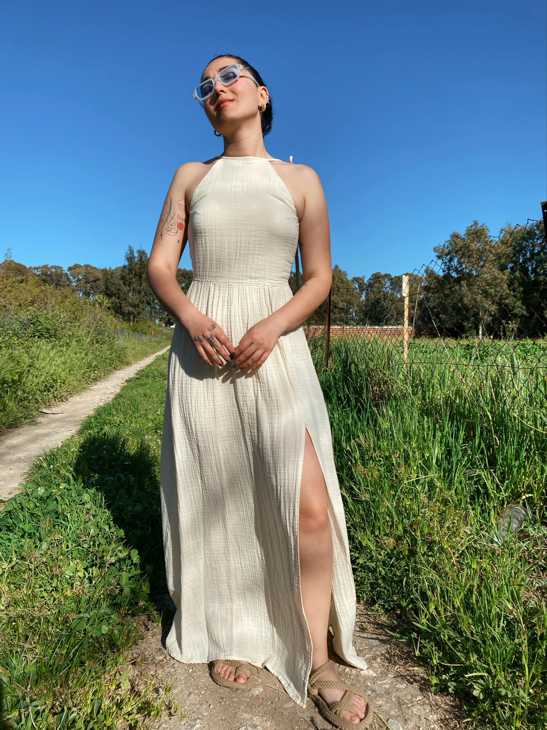 Aphrodite Elbise-BEİGE