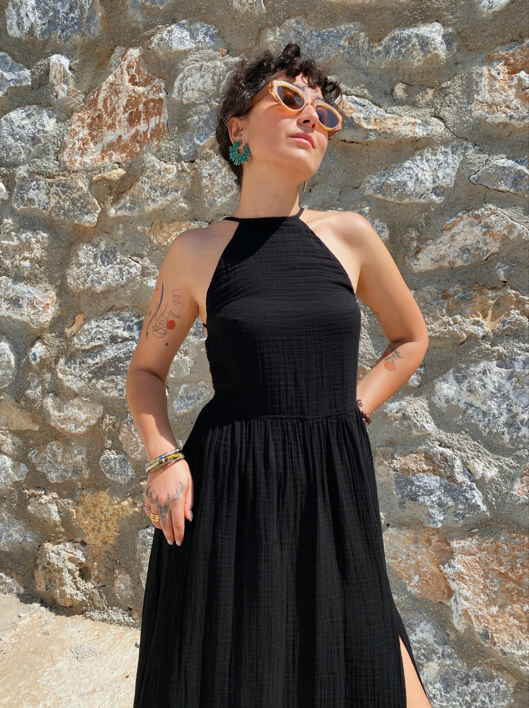 Aphrodite Elbise-BLACK