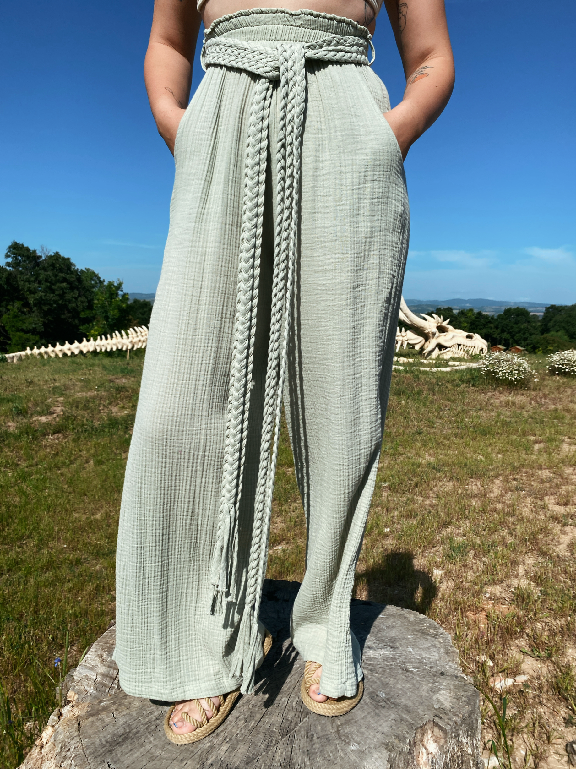 Braid Pantolon SEA GREEN