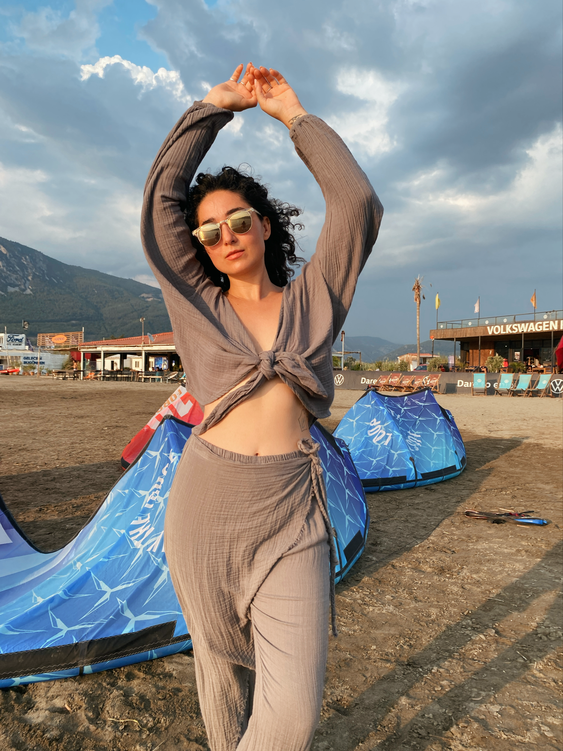 Cheri Bluz DARK GREY