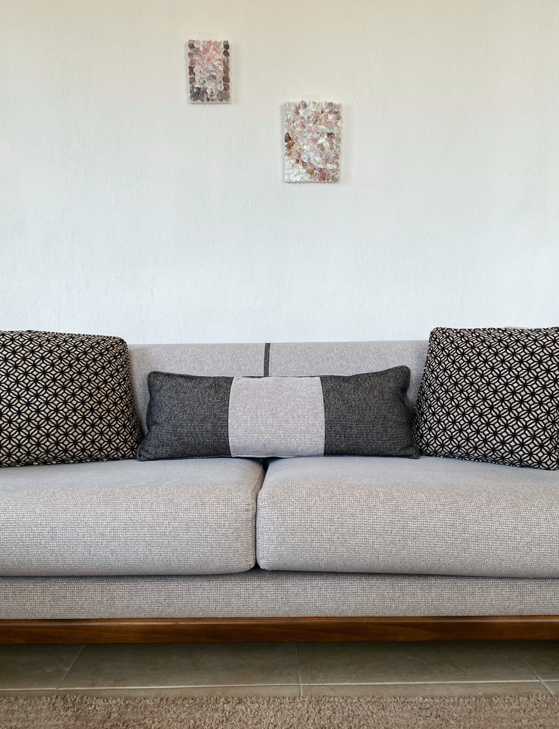 Dalgalı Tablo Dikdörtgen İkili Set