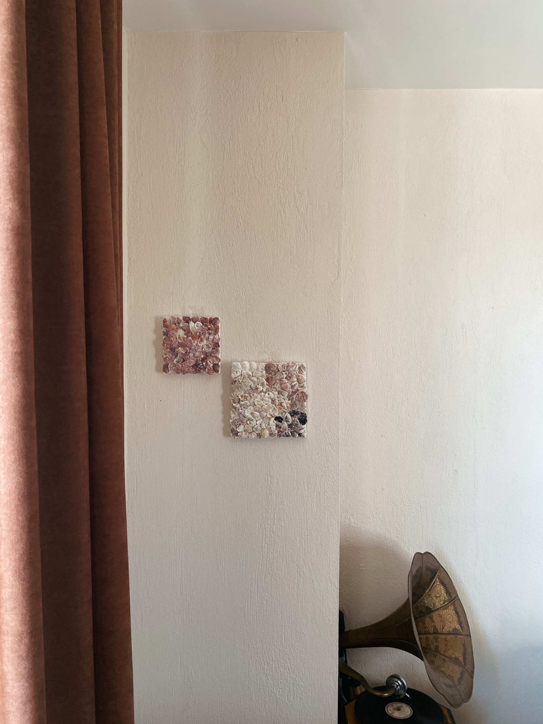 Dalgalı Tablo Kare İkili Set