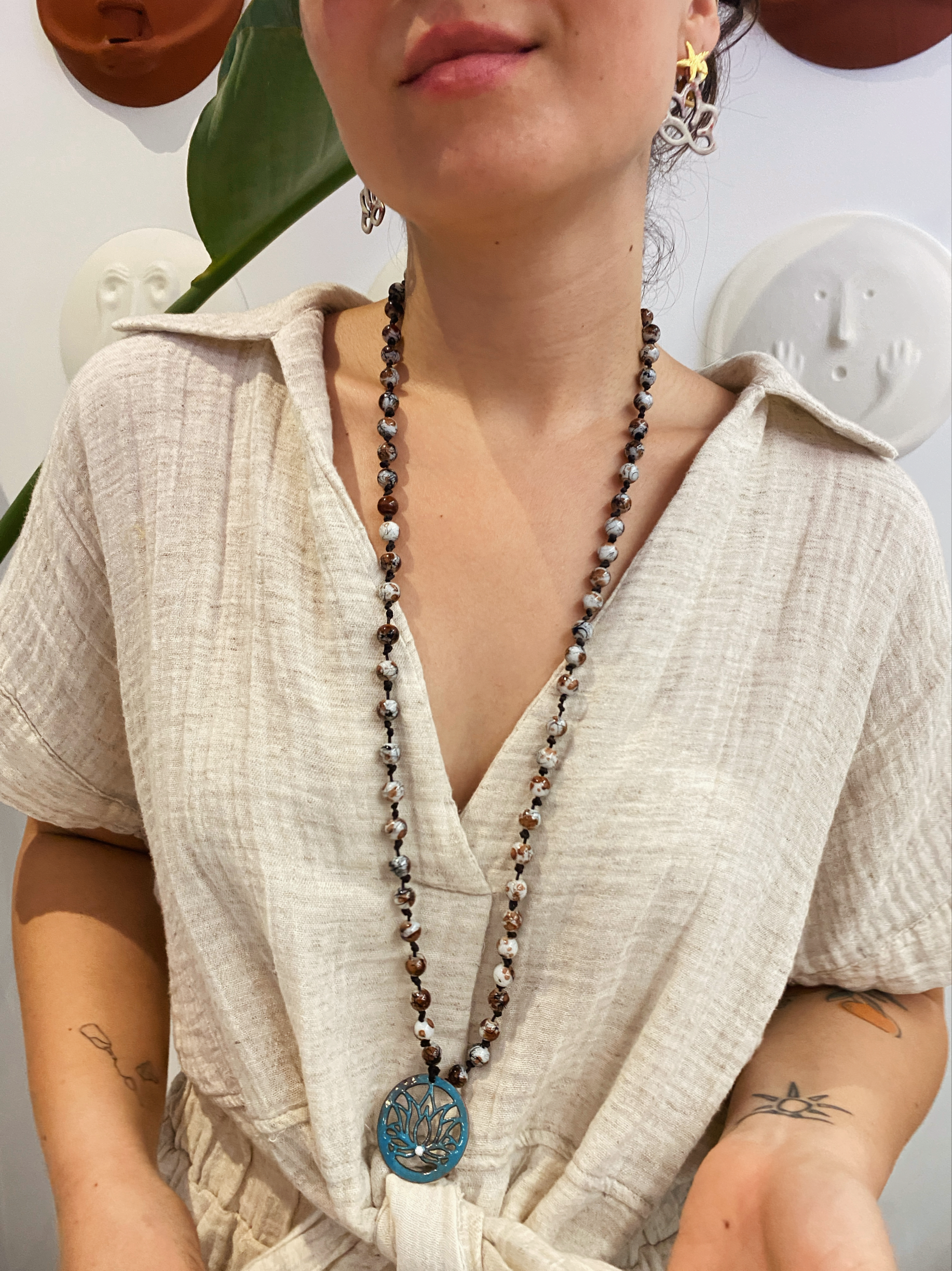 Kenevir Kumaş Crop Bluz NATURAL