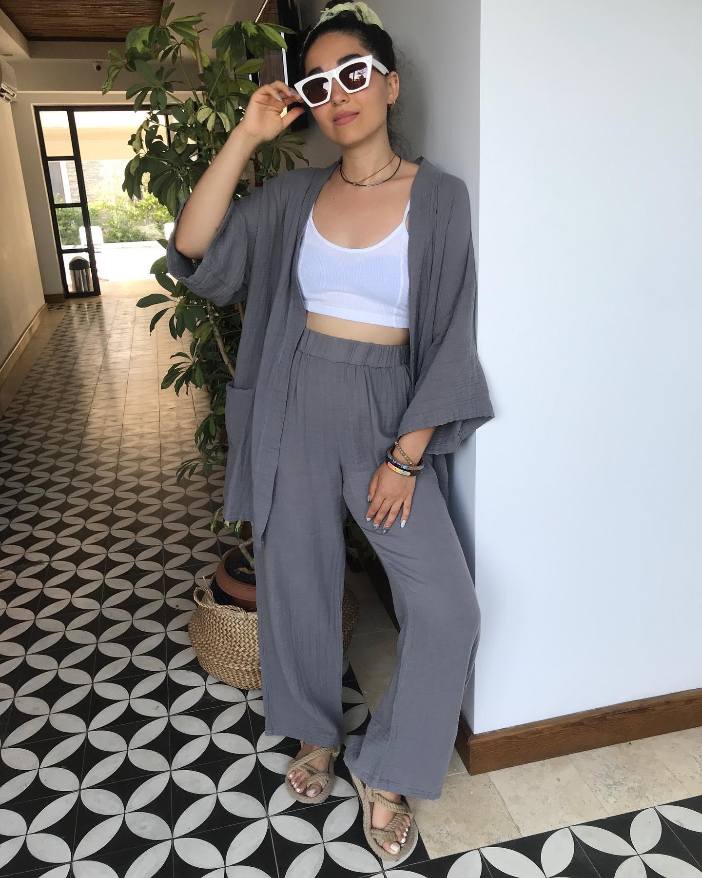 Margarit Pantolon-DARK GREY