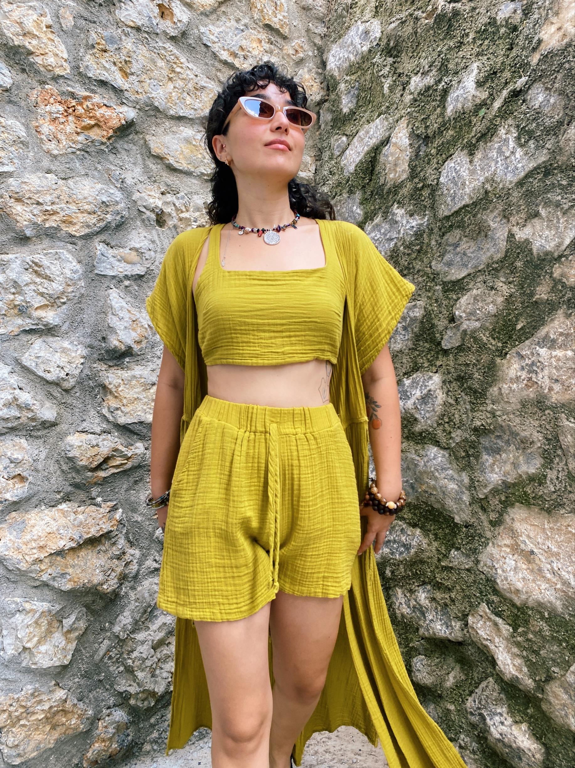 Monteri Büstiyer GOLDEN OLİVE