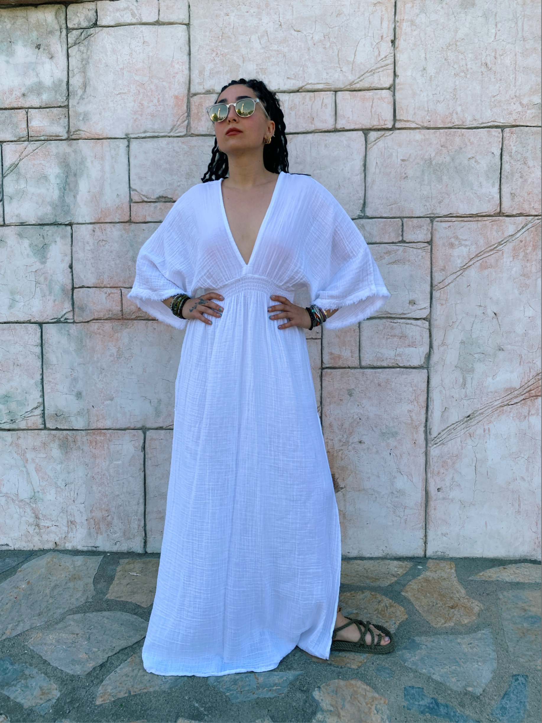 Nazende Elbise-WHİTE