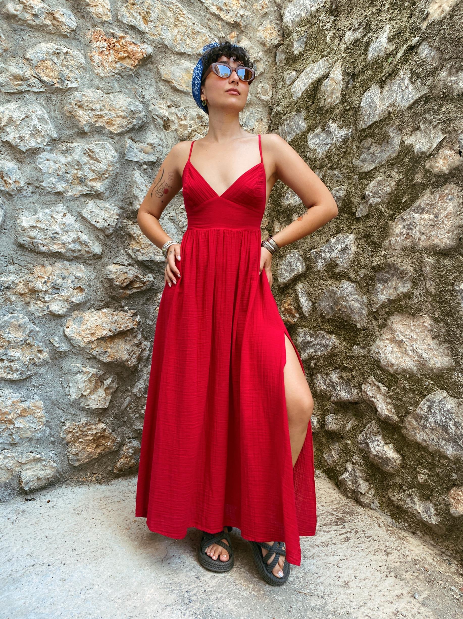 Nergis Elbise-BARBADOS CHERRY