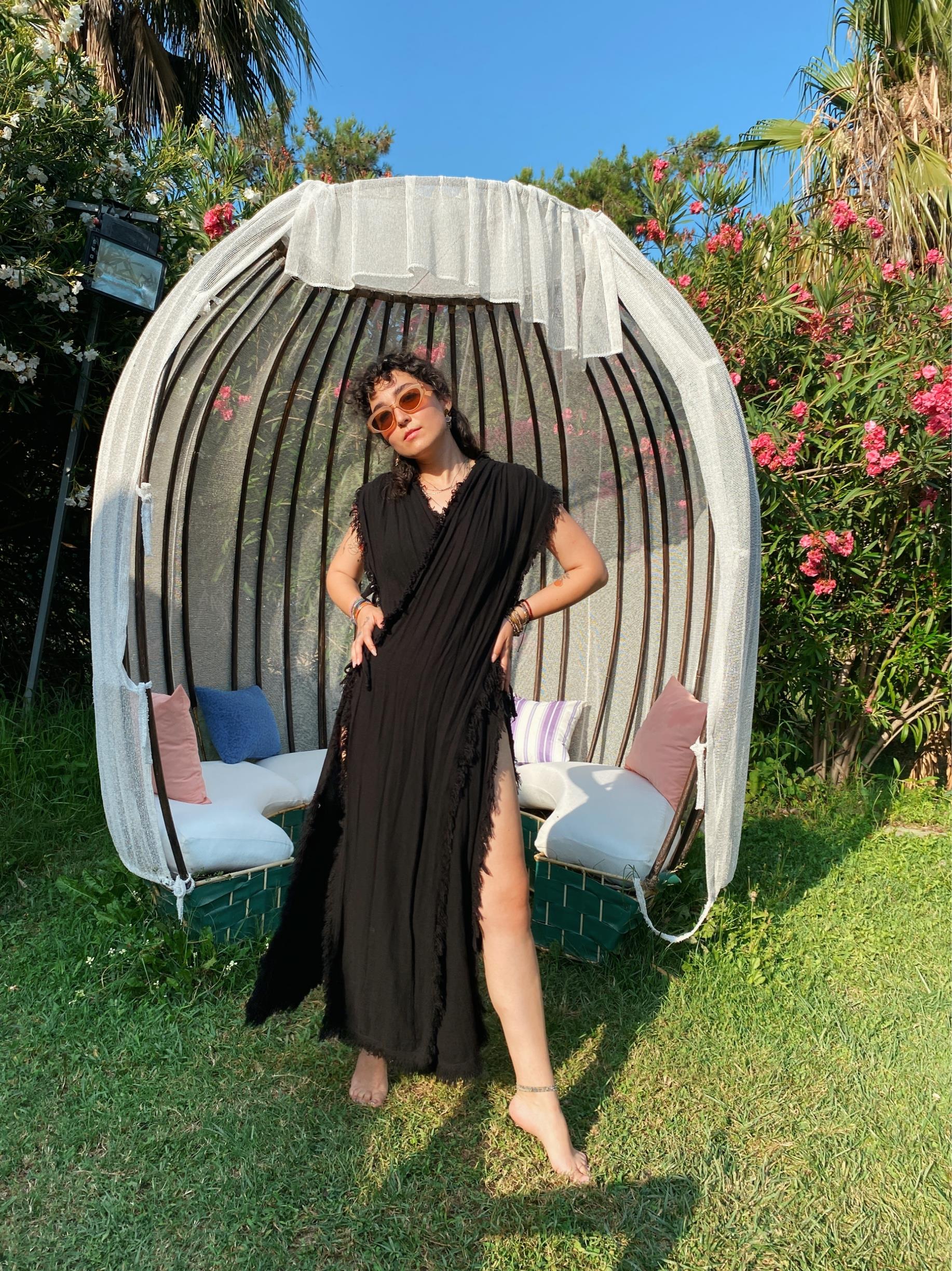 Ophelia Kaftan BLACK