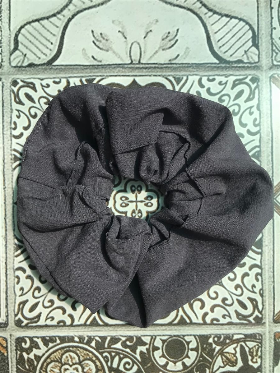 Orta Boy Scrunchie Toka Antrasit