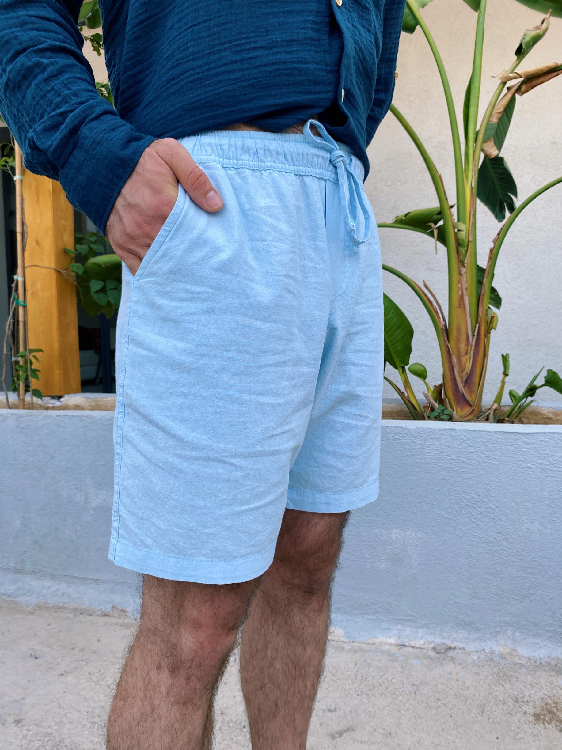 Pirone Şort BABY BLUE
