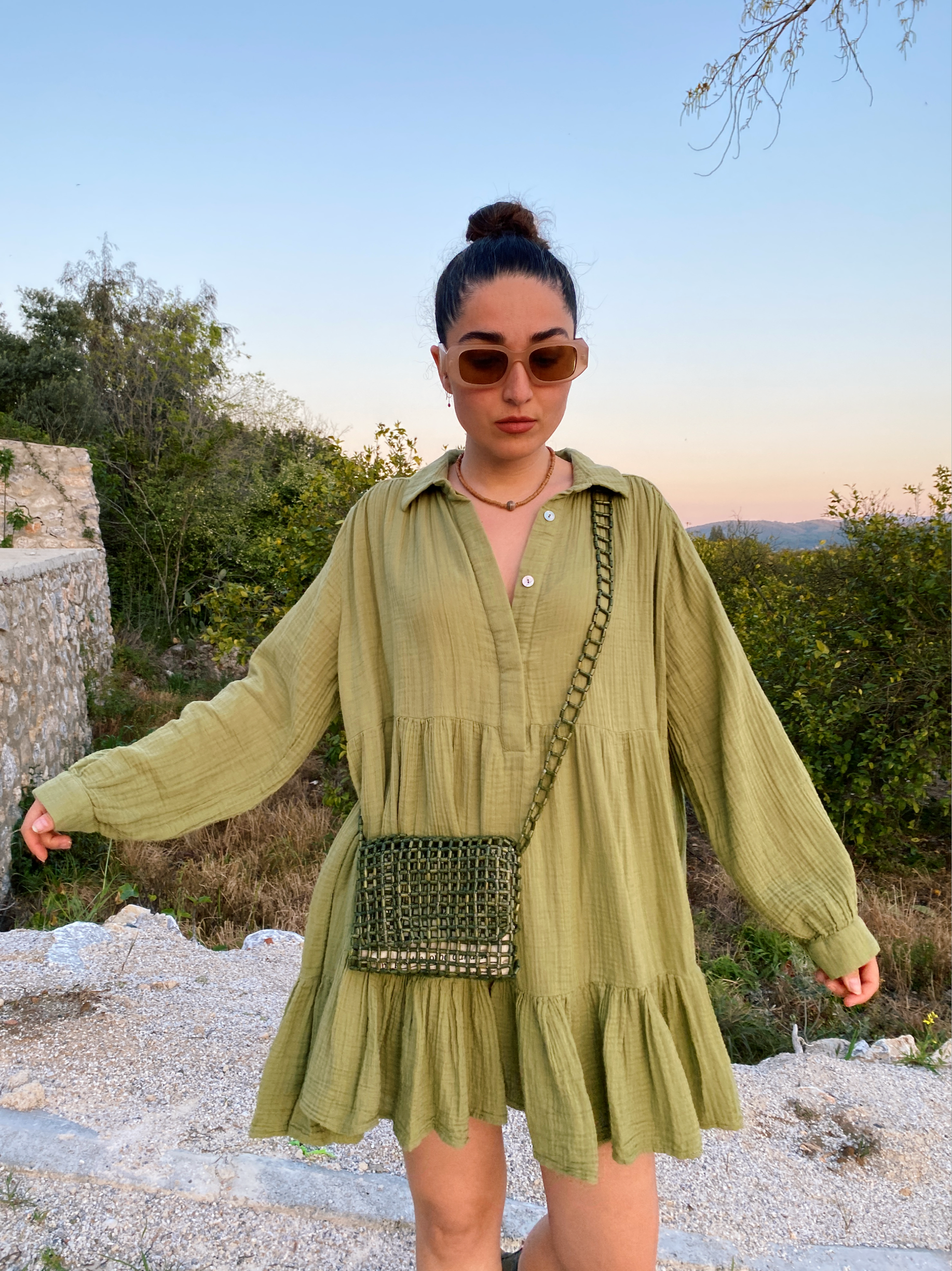 Salsa Elbise-SAGE GREEN