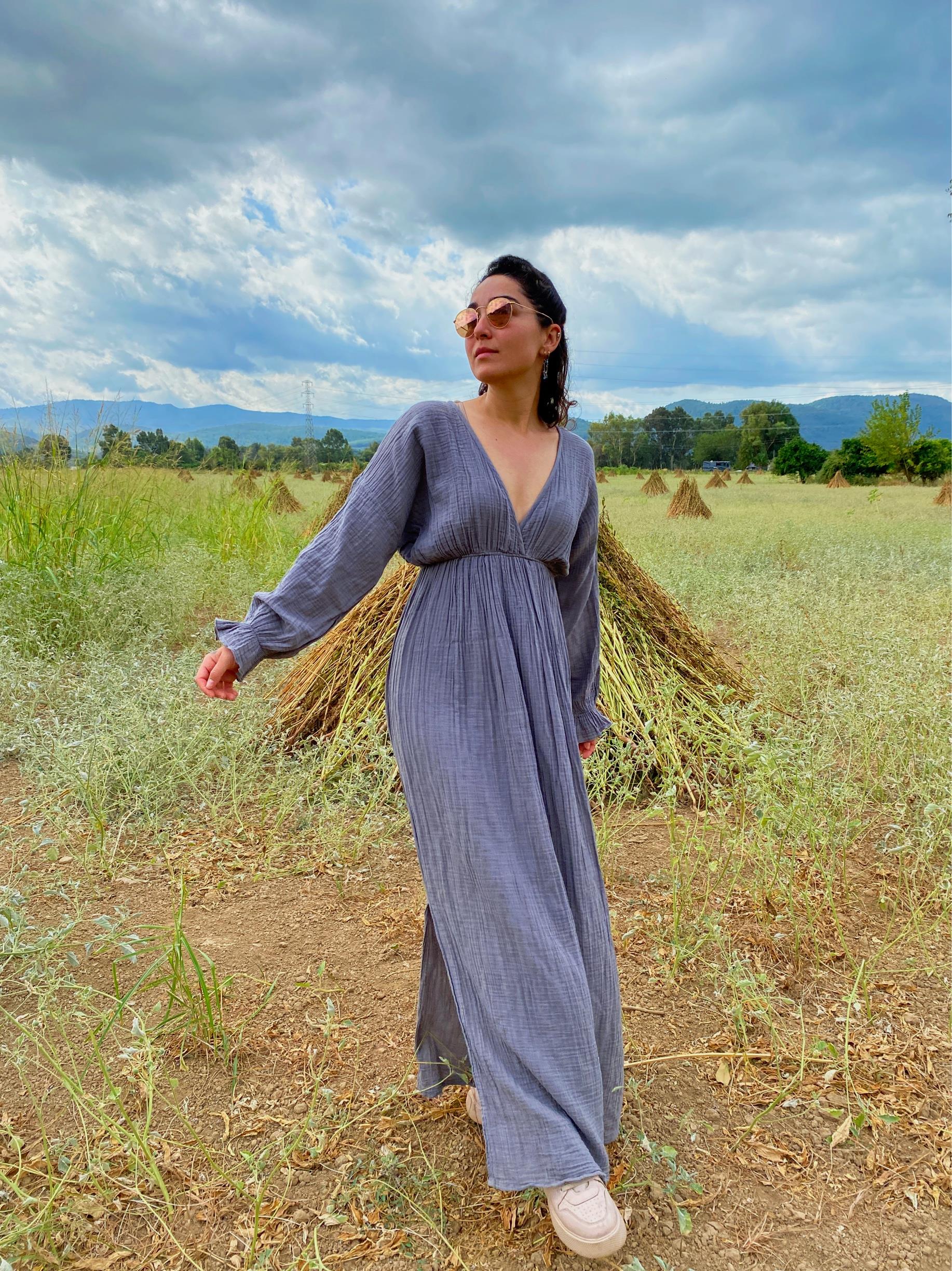 Sedir Elbise-DARK GREY