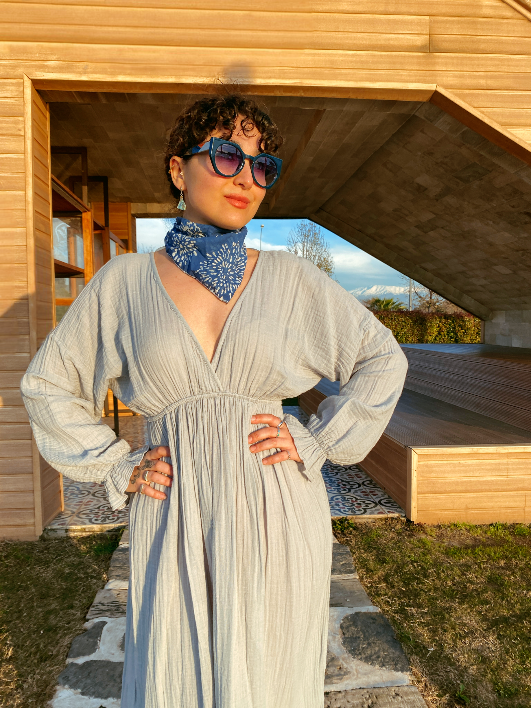 Sedir Elbise-LİGHT GREY