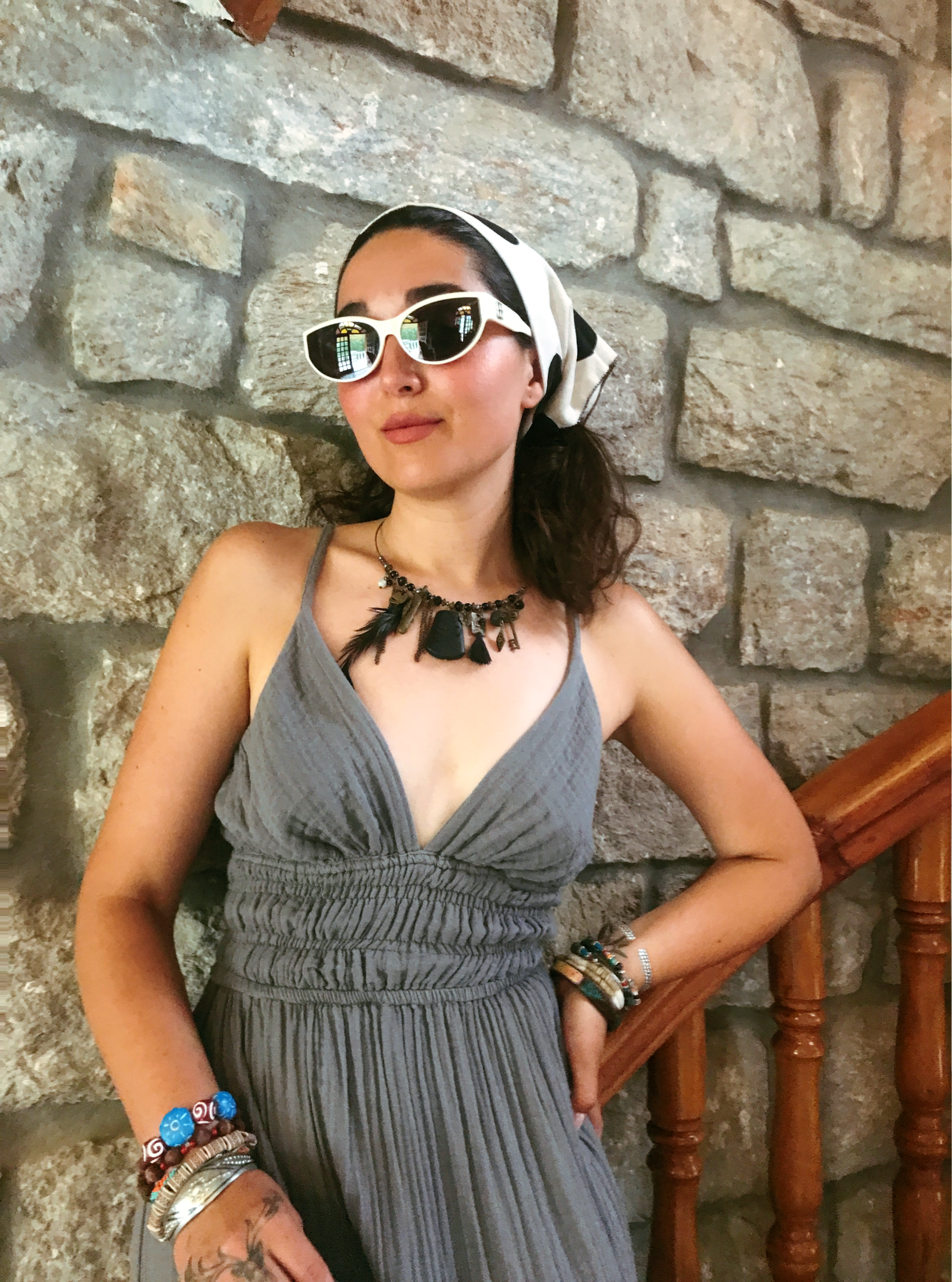 Söğüt Elbise-DARK GREY