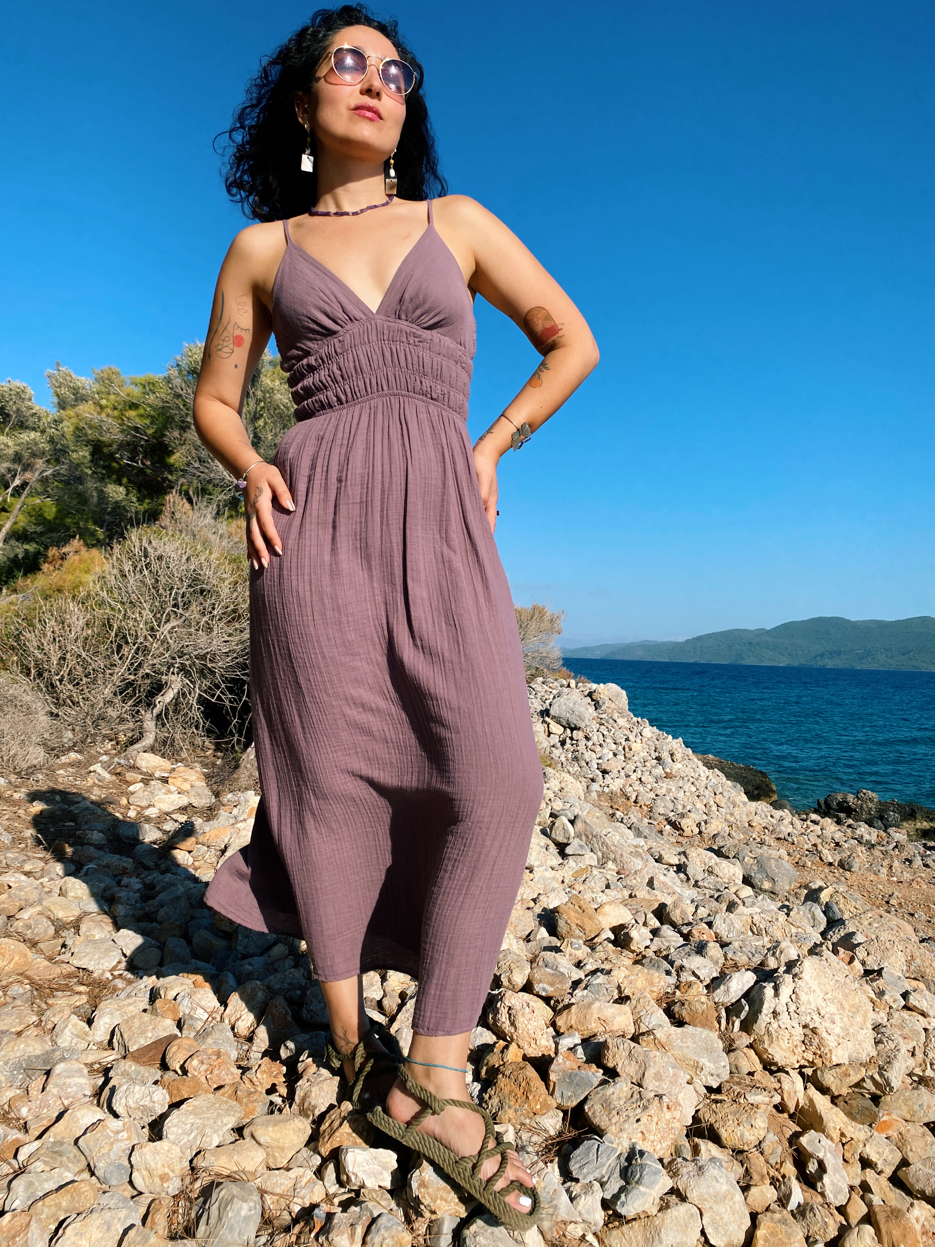 Söğüt Elbise TWİLİGHT MOUVE