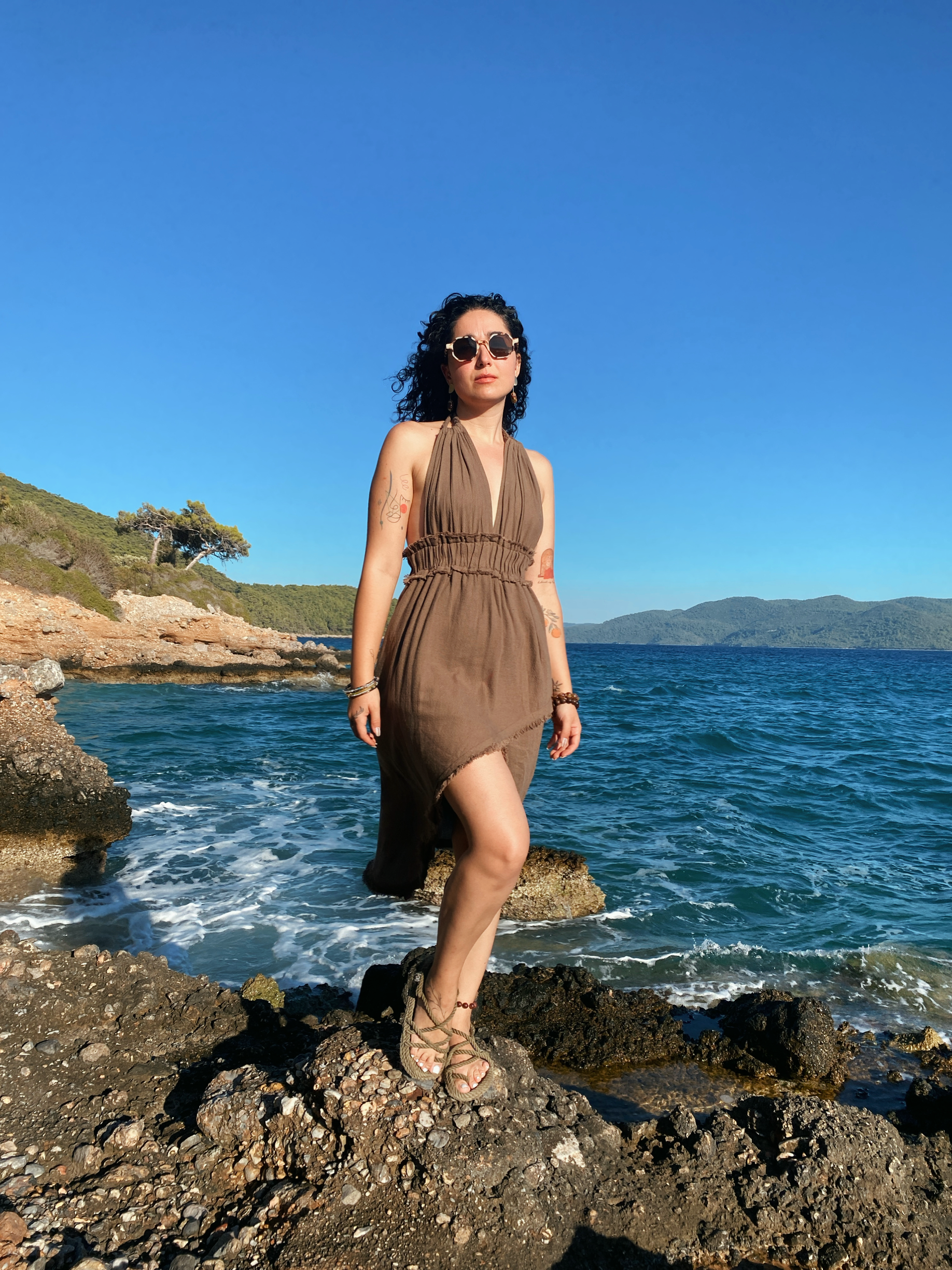 Stella Elbise-NEUTRAL BROWN