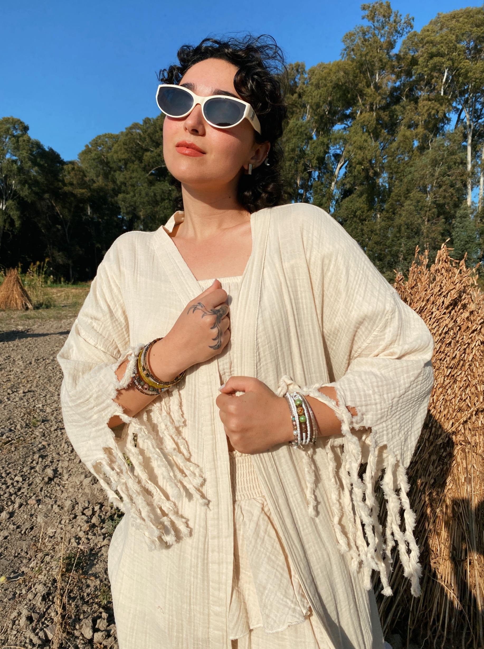 Tassel Kimono BEİGE