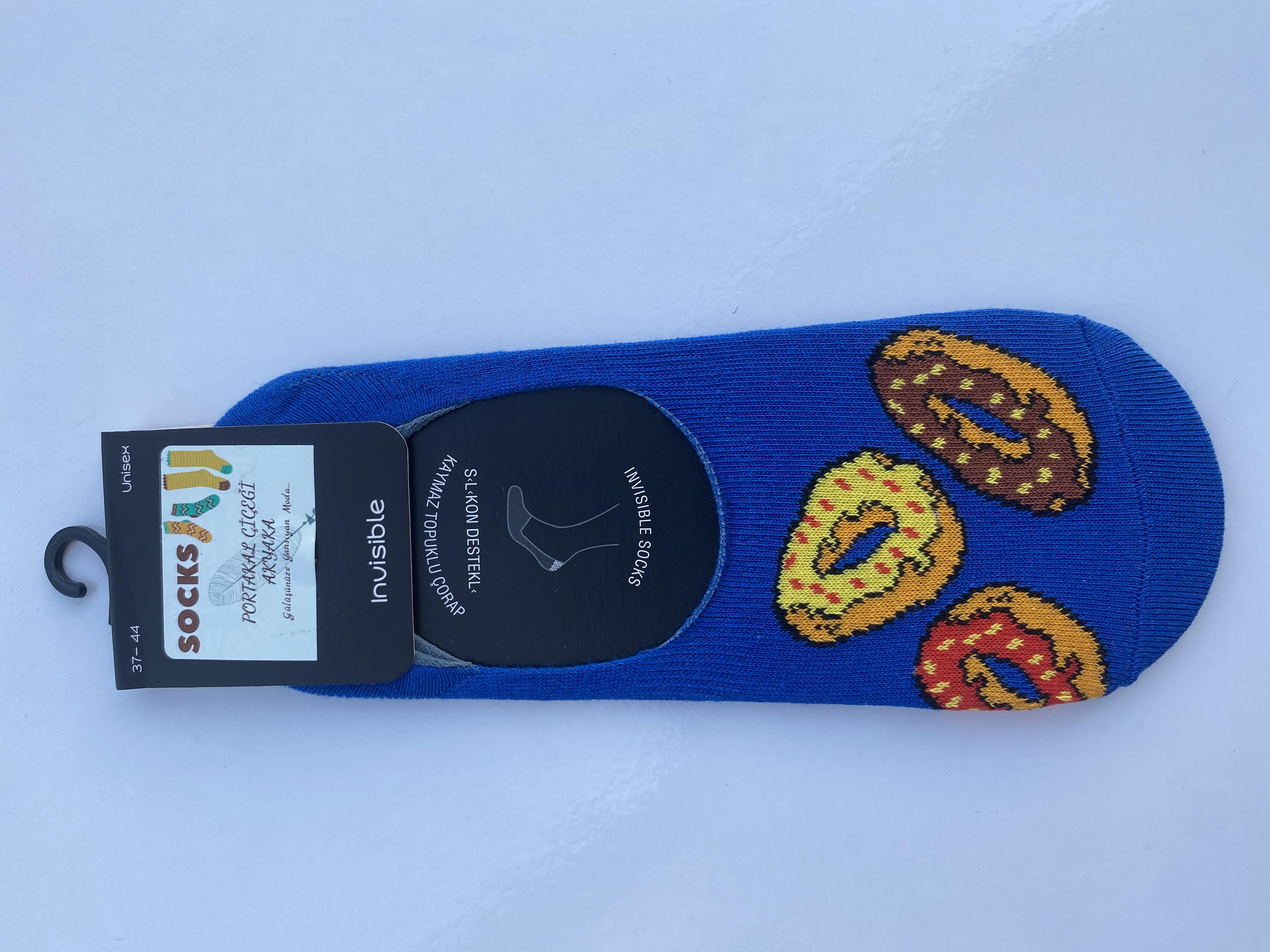 Unisex Babet Çorap DONUT