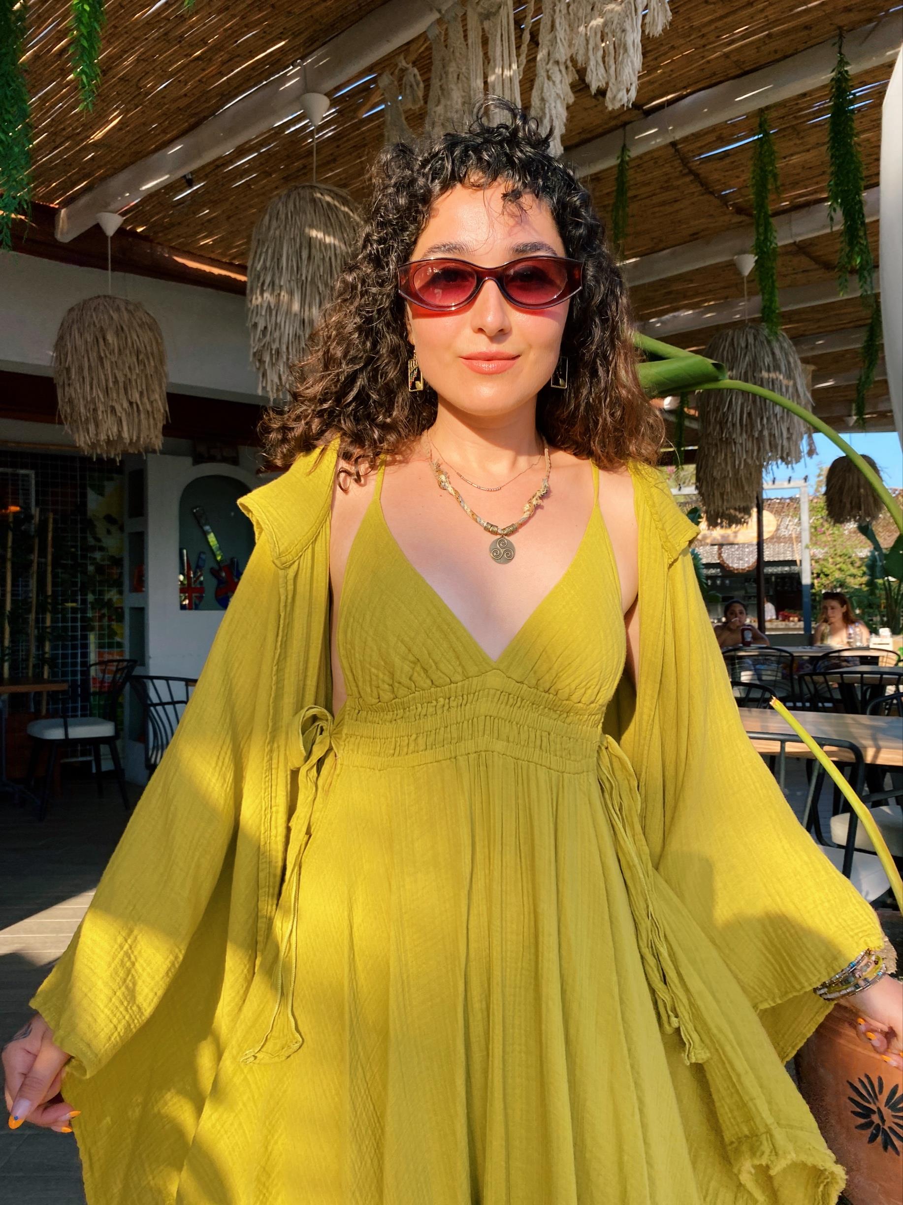 Vera Elbise-GOLDEN OLİVE