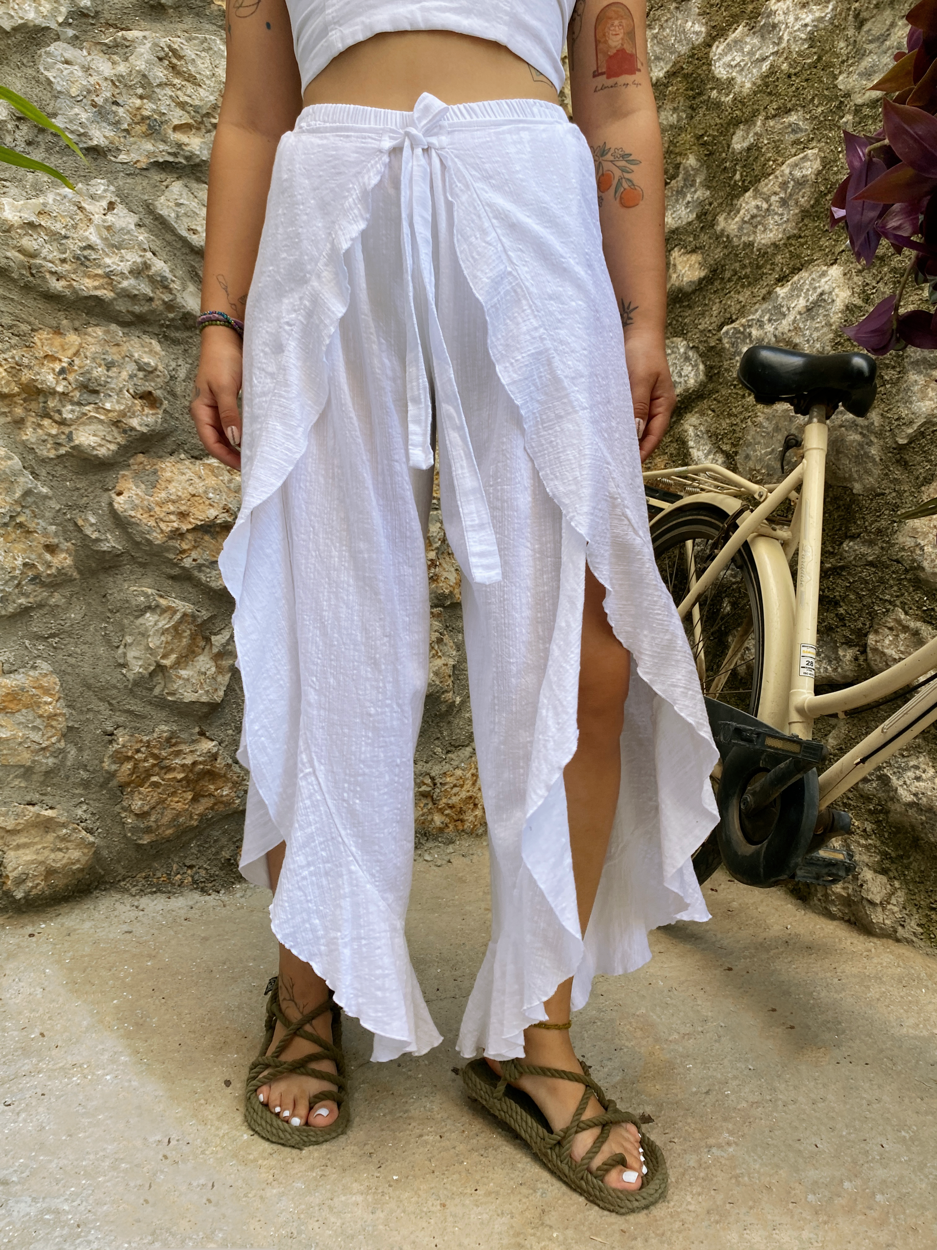 Yoga Pantolonu WHİTE