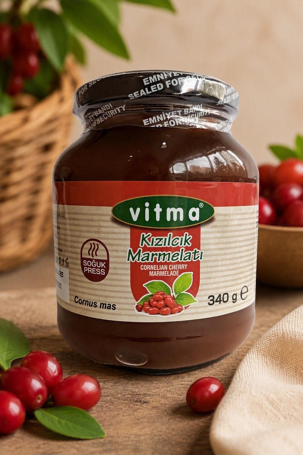 Kızılcık Marmelatı (Şeker İlavesiz)