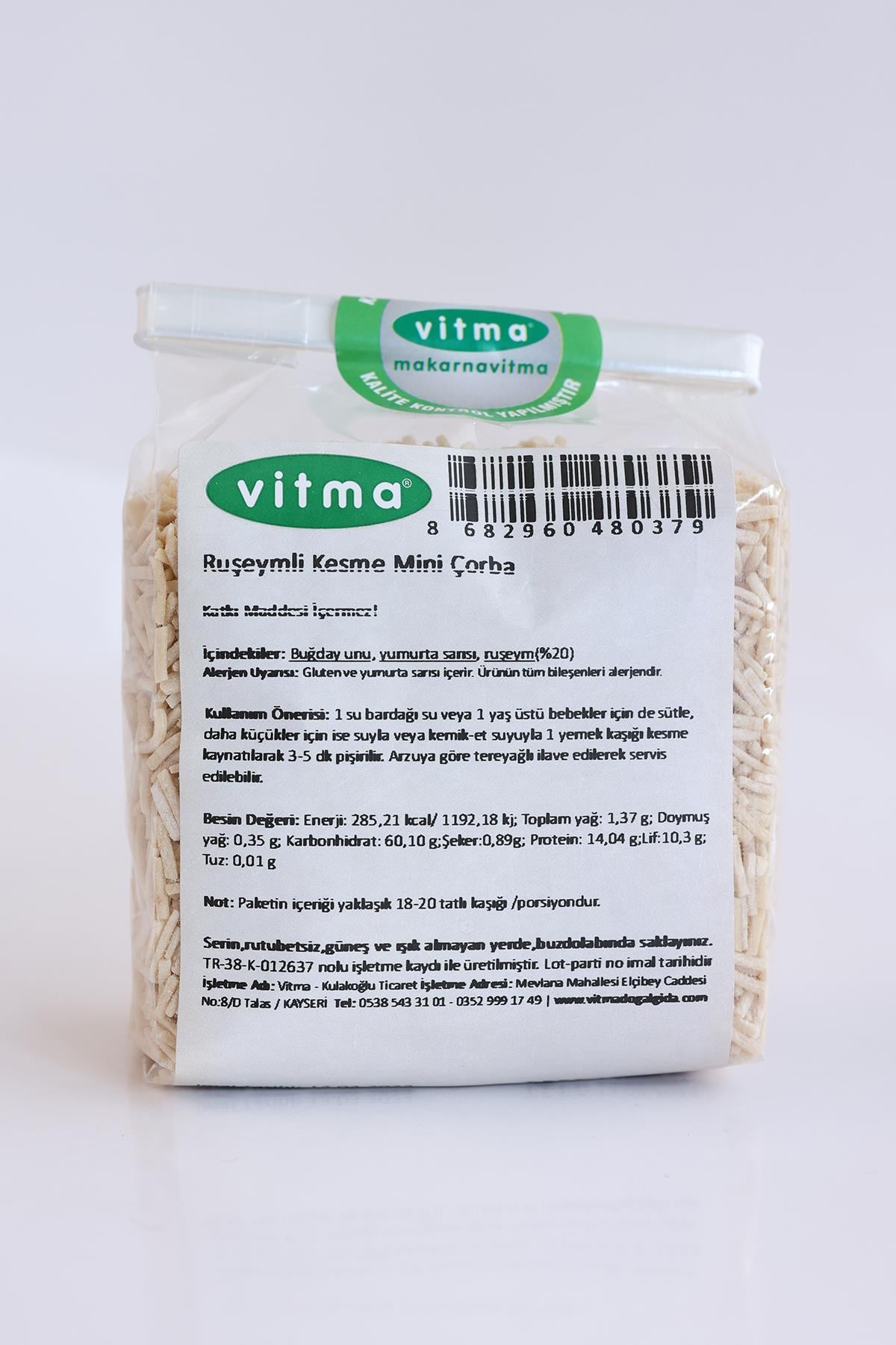 Ruşeymli Kesme Minik Ev Çorbası