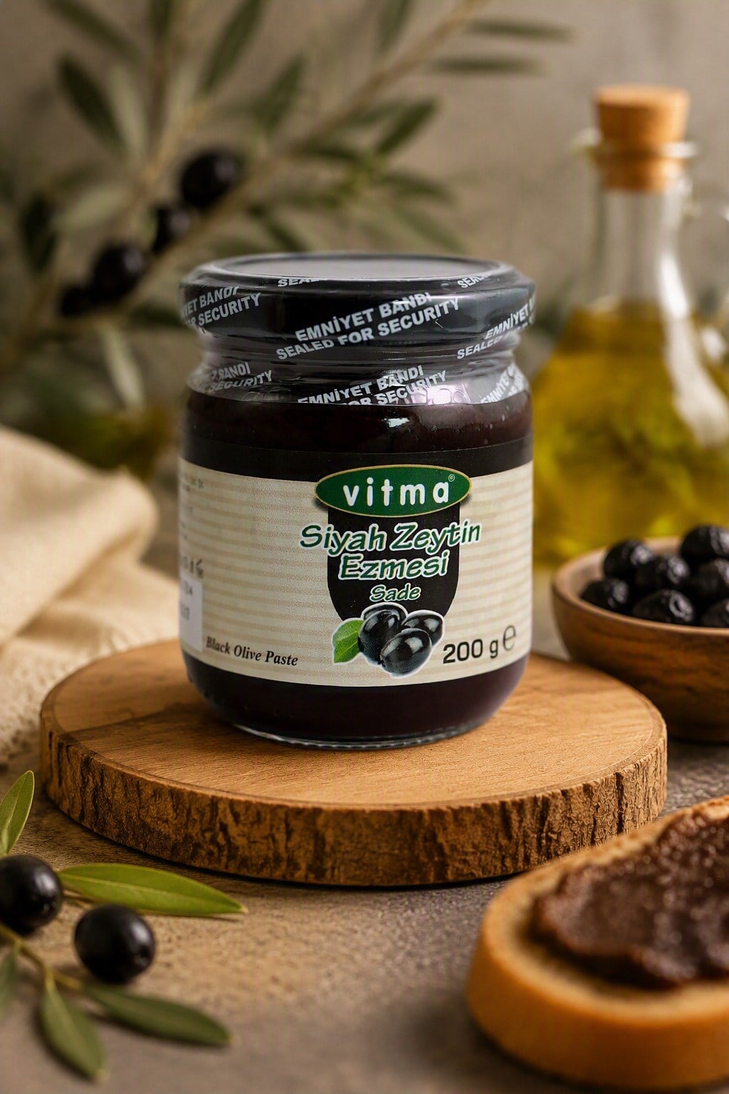 Siyah Zeytin Ezmesi